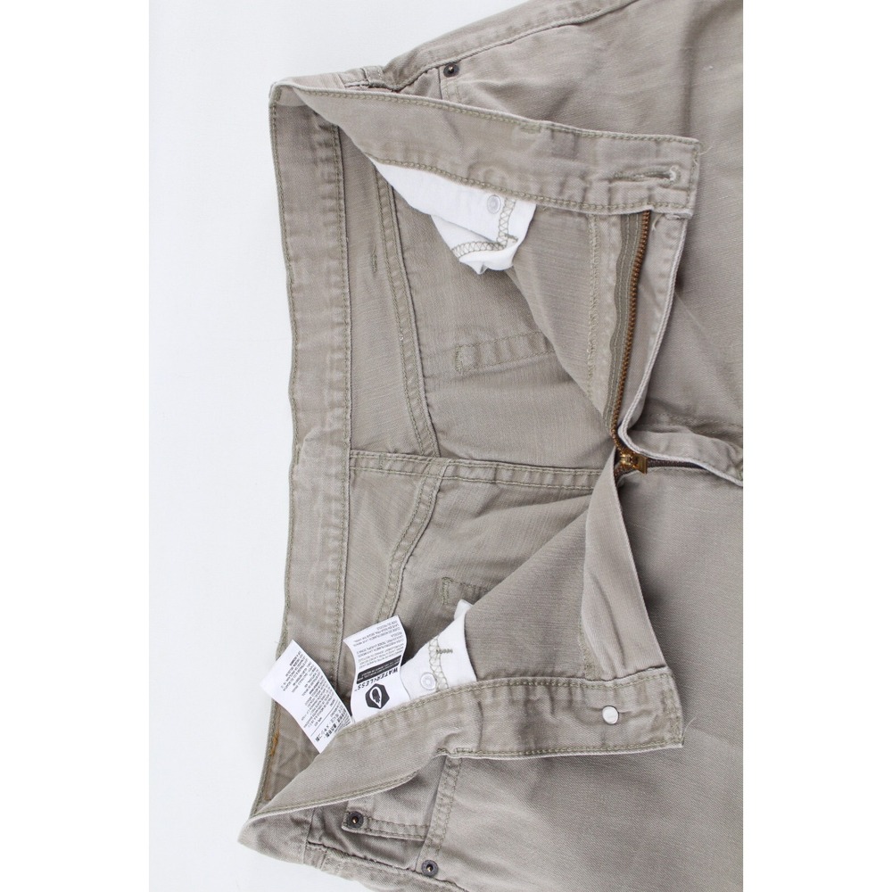 Levi's 505 Jeans Mens 38 x 30 Regular Fit Straight Leg Khaki Wash - Picture 4 of 8